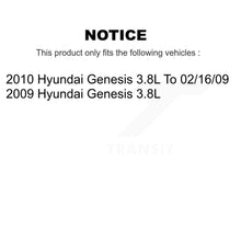 Load image into Gallery viewer, Front Rear Ceramic Brake Pads And Parking Shoes Kit For Hyundai Genesis 3.8L