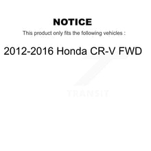 Charger l&#39;image dans la galerie, Front Rear Ceramic Brake Pads And Parking Shoes Kit For 2012-2016 Honda CR-V FWD