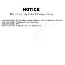 Charger l&#39;image dans la galerie, Front Rear Ceramic Brake Pads And Parking Shoes Kit For Cadillac SRX CTS