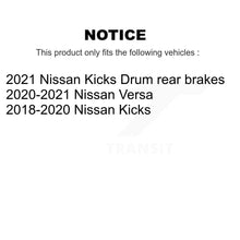 Charger l&#39;image dans la galerie, Front Rear Ceramic Brake Pads And Drum Shoes Kit For Nissan Kicks Versa