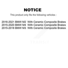 Load image into Gallery viewer, Front Rear Ceramic Brake Pads And Parking Shoes Kit For BMW M4 M3 M2