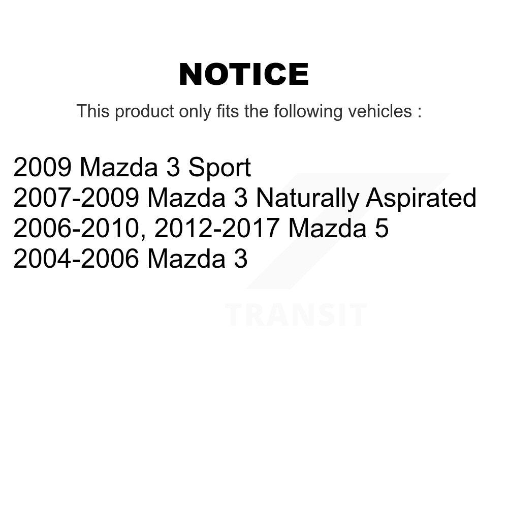 Front Suspension Control Arm And Ball Joint Assembly Sway Link Kit For Mazda 3 5 Sport KTR-100063