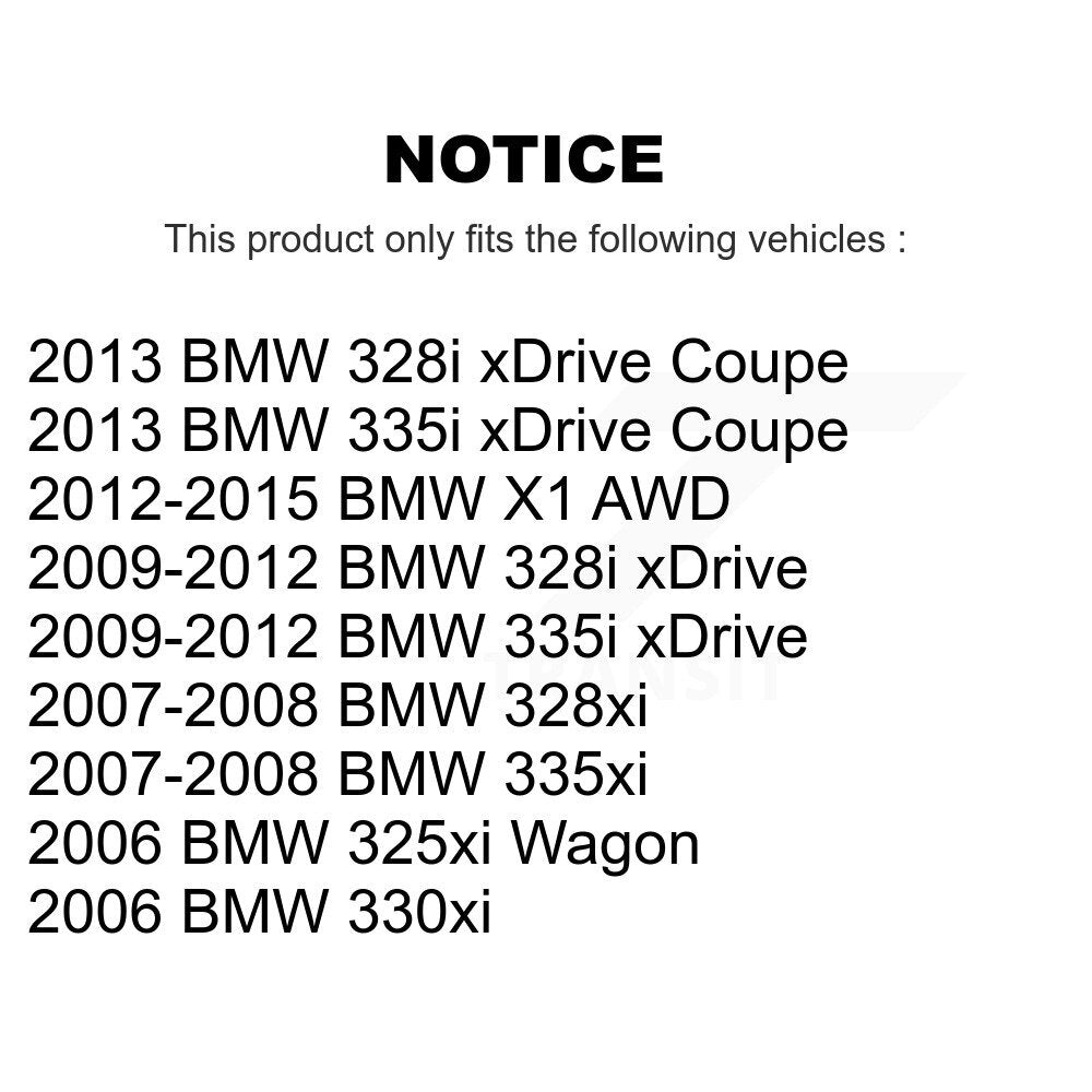 Front Suspension Control Arm Ball Joint Link Kit For BMW 328i xDrive X1 335i 328xi 335xi KTR-100264