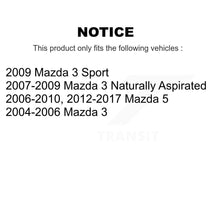 Charger l'image dans la galerie, Front Suspension Control Arm &amp; Ball Joint Tie Rod End Link Kit (8Pc) For Mazda 3 5 Sport KTR-100534