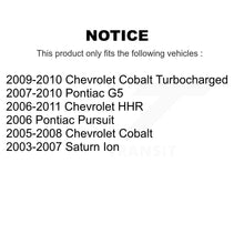 Charger l'image dans la galerie, Rear Lower Suspension Control Arm Bushing Pair For Chevrolet Cobalt Pontiac G5 Saturn Ion KTR-102221