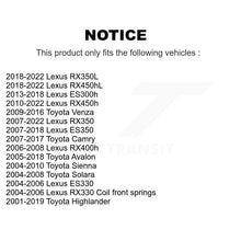 Load image into Gallery viewer, Front Lower Rearward Suspension Arm Bushing Pair For Toyota Camry Lexus Highlander RX350 KTR-102237