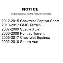 Load image into Gallery viewer, Front Lower Rearward Suspension Arm Bushing Pair For Chevrolet Equinox GMC Terrain Saturn KTR-102238