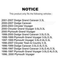 Load image into Gallery viewer, Front Lower Rearward Suspension Control Arm Bushing Pair For Dodge Grand Caravan Chrysler KTR-102253