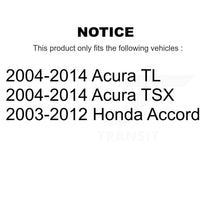 Charger l'image dans la galerie, Front Lower Outer Suspension Control Arm Bushing Pair For Honda Accord Acura TL TSX KTR-102255