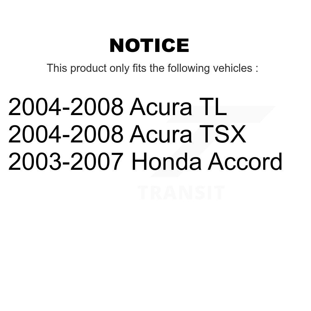 Front Lower Inner Forward Suspension Arm Bushing Pair For Honda Accord Acura TL TSX KTR-102257