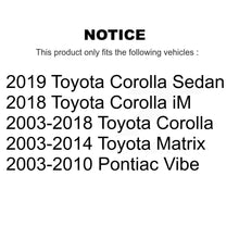Load image into Gallery viewer, Front Lower Forward Suspension Control Arm Bushing Pair For Toyota Corolla Matrix Pontiac KTR-102268