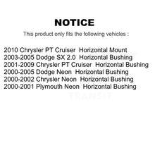 Charger l'image dans la galerie, Front Lower Forward Suspension Control Arm Bushing Pair For Chrysler PT Cruiser Neon SX KTR-102277