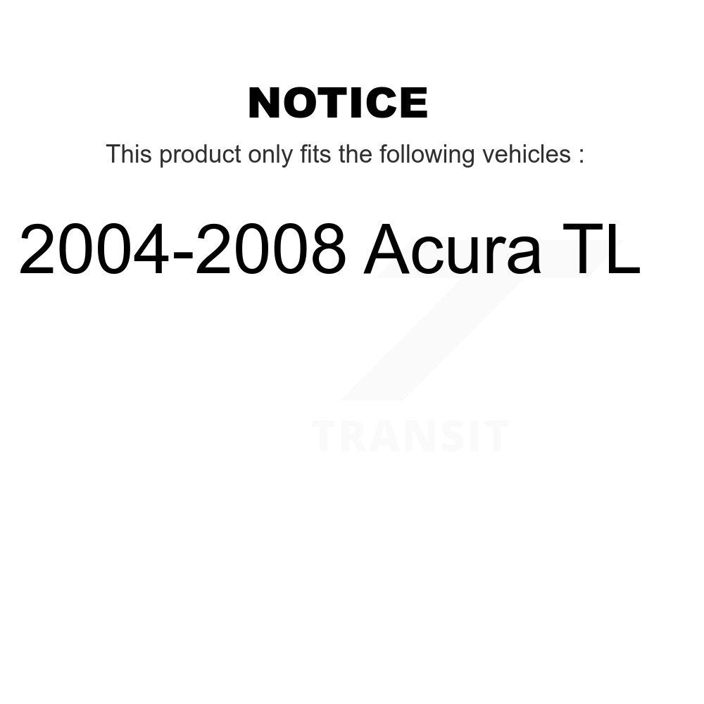 Front Suspension Upper Control Arms And Lower Ball Joints Kit For 2004-2008 Acura TL KTR-103353