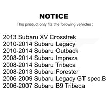 Load image into Gallery viewer, Front Lower Forward Suspension Arm Bushing Pair For Subaru Impreza Forester Outback XV B9 KTR-104122