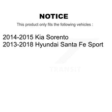 Charger l'image dans la galerie, Front Control Arm &amp; Ball Joint Tie Rod End Link Kit (8Pc) For Hyundai Santa Fe Sport Kia KTR-104474