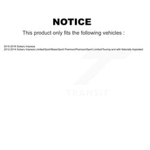 Charger l'image dans la galerie, Front Suspension Control Arm And Ball Joint Tie Rod End Link Kit (8Pc) For Subaru Impreza KTR-104483