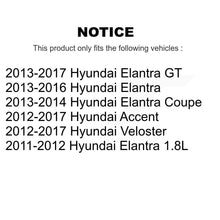 Load image into Gallery viewer, Front Lower Rearward Suspension Control Arm Bushing Pair For Hyundai Elantra Accent GT KTR-104508
