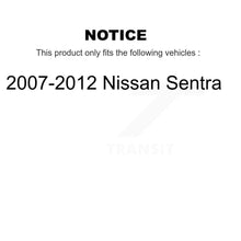 Charger l'image dans la galerie, Front Outer &amp; Inner Steering Tie Rod End Kit For 2007-2012 Nissan Sentra KTR-104968