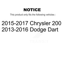 Load image into Gallery viewer, Front Outer &amp; Inner Steering Tie Rod End Kit For Chrysler 200 Dodge Dart KTR-104976