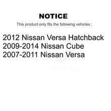 Charger l'image dans la galerie, Front Outer &amp; Inner Steering Tie Rod End Kit For Nissan Versa Cube KTR-104994