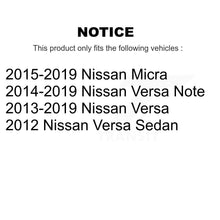 Charger l'image dans la galerie, Front Outer &amp; Inner Steering Tie Rod End Kit For Nissan Micra Versa Note KTR-104995