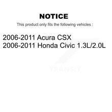 Load image into Gallery viewer, Front Outer &amp; Inner Steering Tie Rod End Kit For 2006-2011 Honda Civic Acura CSX KTR-105011