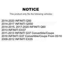 Load image into Gallery viewer, Front Outer &amp; Inner Steering Tie Rod End Kit For INFINITI Q50 G37 QX50 EX35 Q60 EX37 KTR-105041