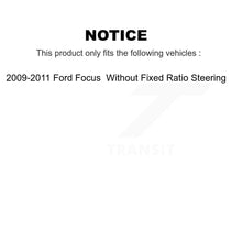 Load image into Gallery viewer, Front Outer &amp; Inner Tie Rod End Kit For 2009-2011 Ford Focus Without Fixed Ratio Steering KTR-105056