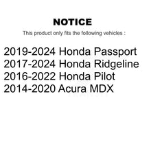 Load image into Gallery viewer, Front Outer &amp; Inner Steering Tie Rod End Kit For Honda Pilot Acura MDX Ridgeline Passport KTR-105070
