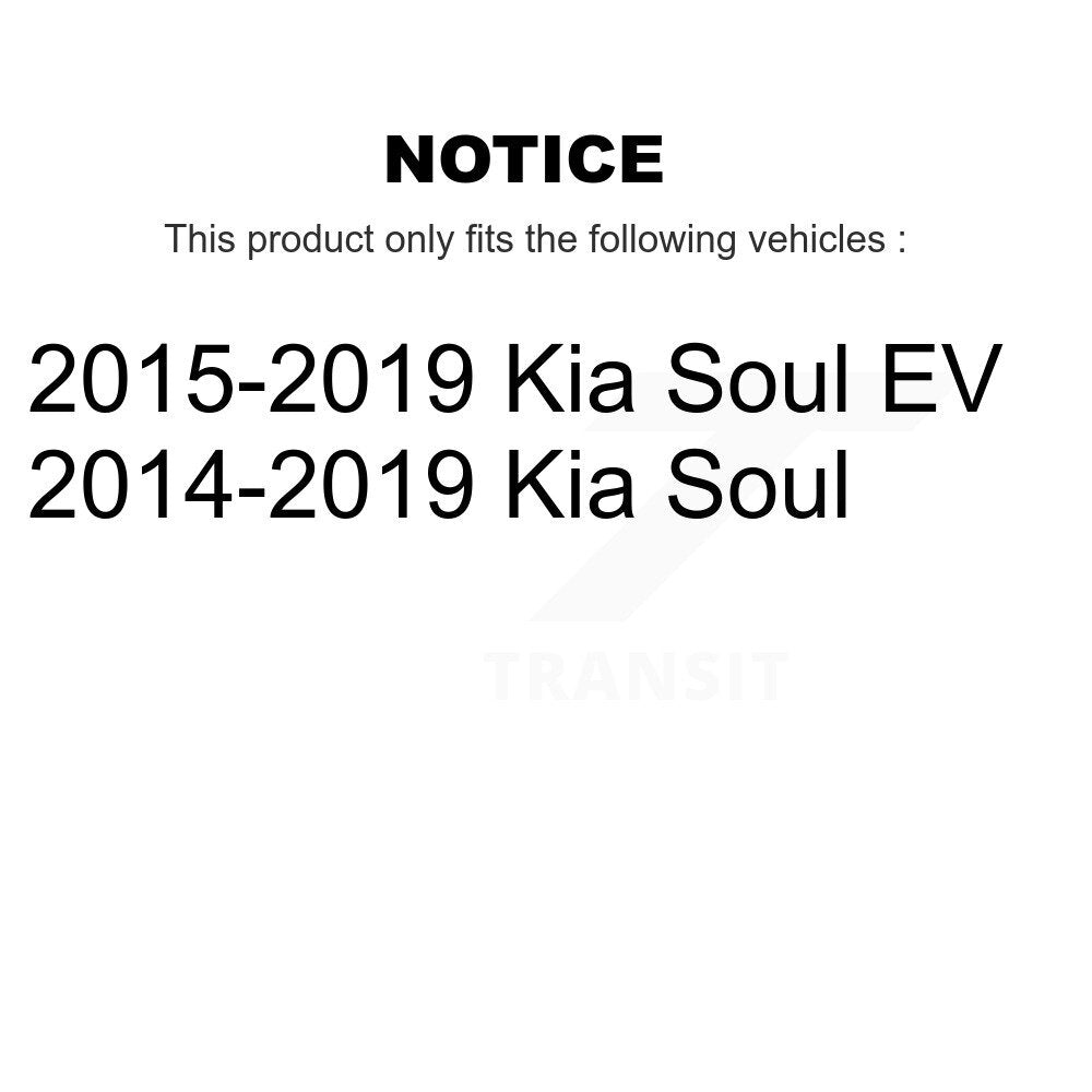 Front Outer & Inner Steering Tie Rod End Kit For Kia Soul EV KTR-105086