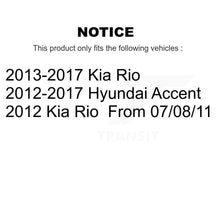 Load image into Gallery viewer, Front Outer &amp; Inner Steering Tie Rod End Kit For Hyundai Accent Kia Rio KTR-105089