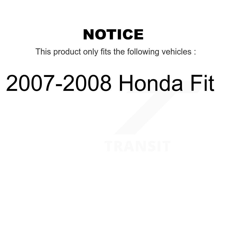 Front Outer & Inner Steering Tie Rod End Kit For 2007-2008 Honda Fit KTR-105094