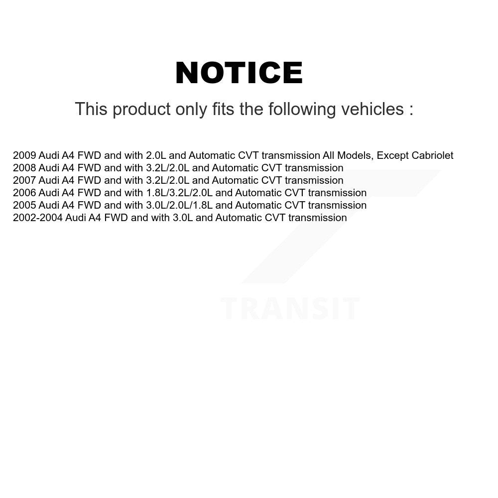 Front CV Axle Shaft NCV-AD23600 For Audi A4