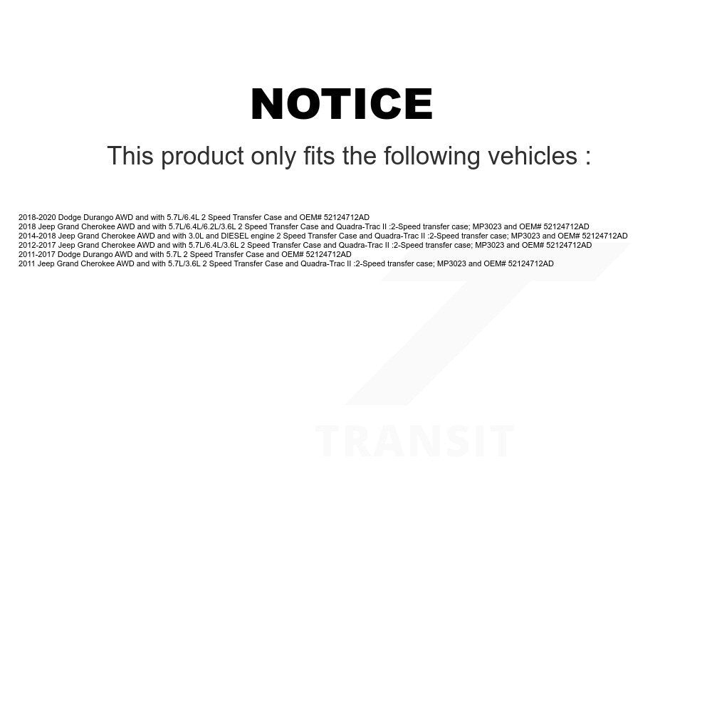 Front Right CV Axle Shaft For Jeep Grand Cherokee Dodge Durango NCV-CH10066