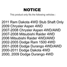 Load image into Gallery viewer, Front Right CV Intermediate Shaft For Dodge Dakota Ram 1500 Durango Chrysler