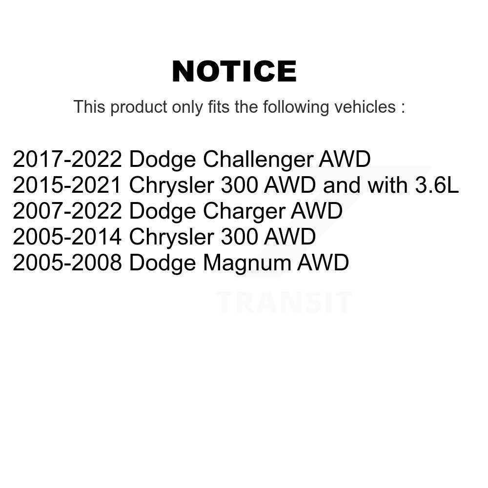 Front Left CV Axle Shaft NCV-CH12508 For Dodge Chrysler 300 Charger Challenger Magnum