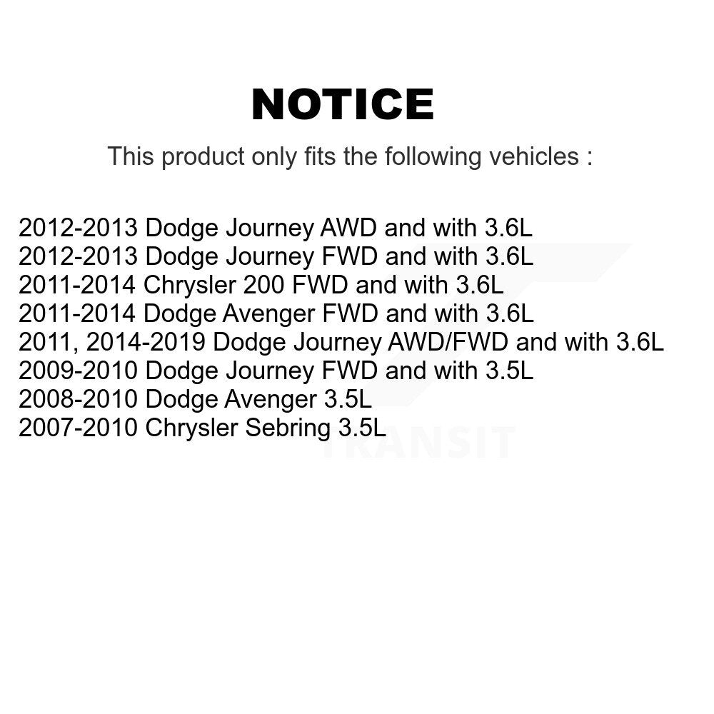 Front Right CV Axle Shaft For Dodge Journey Chrysler 200 Avenger Sebring