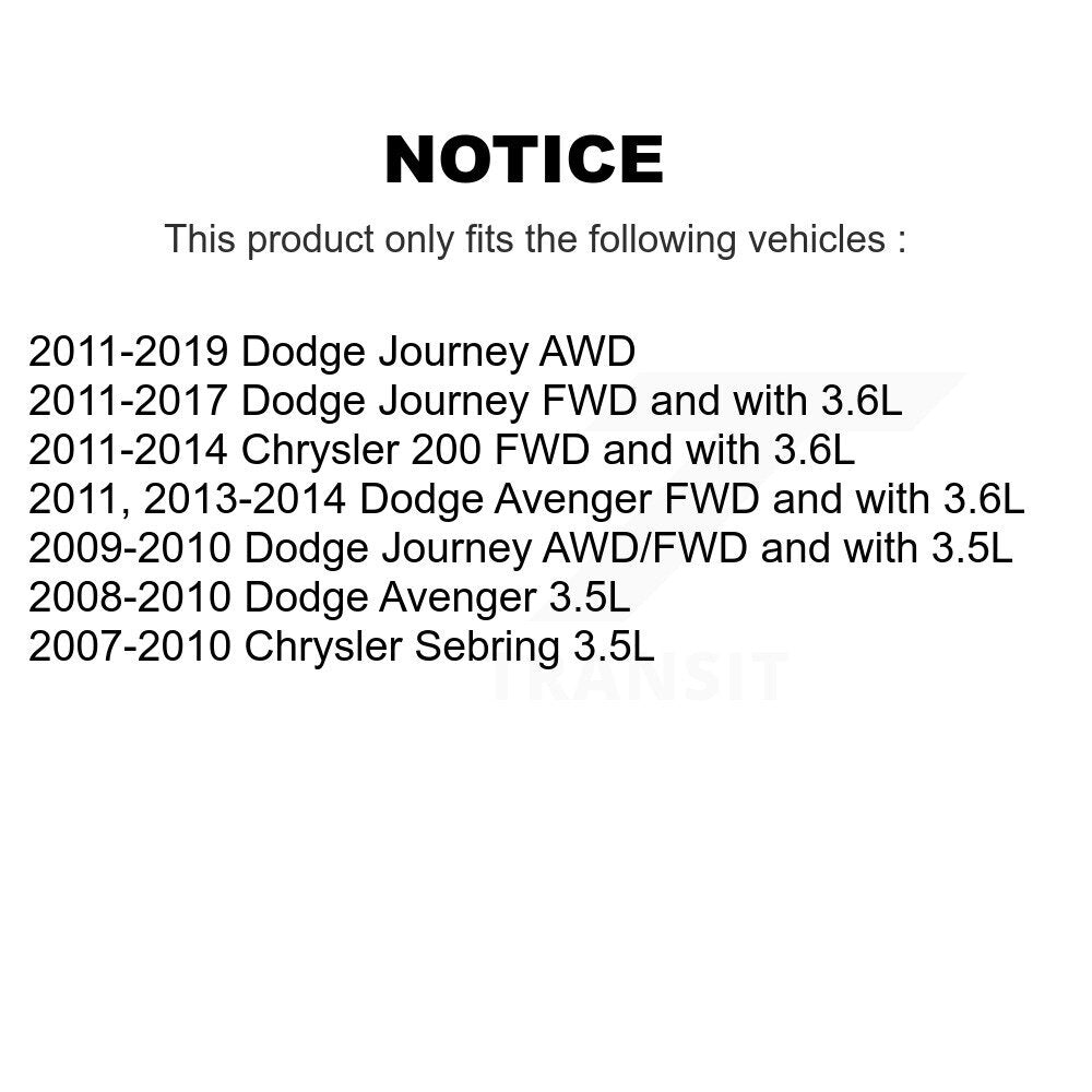 Front Left CV Axle Shaft For Dodge Journey Chrysler 200 Avenger Sebring