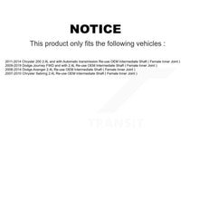 Load image into Gallery viewer, Front Right CV Axle Shaft For Dodge Journey Chrysler 200 Avenger Sebring