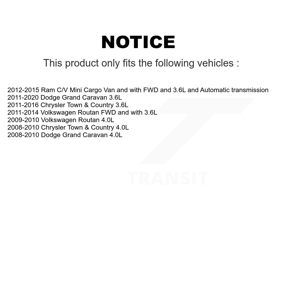 Front Right CV Axle Shaft For Dodge Grand Caravan Chrysler Town & Country Ram