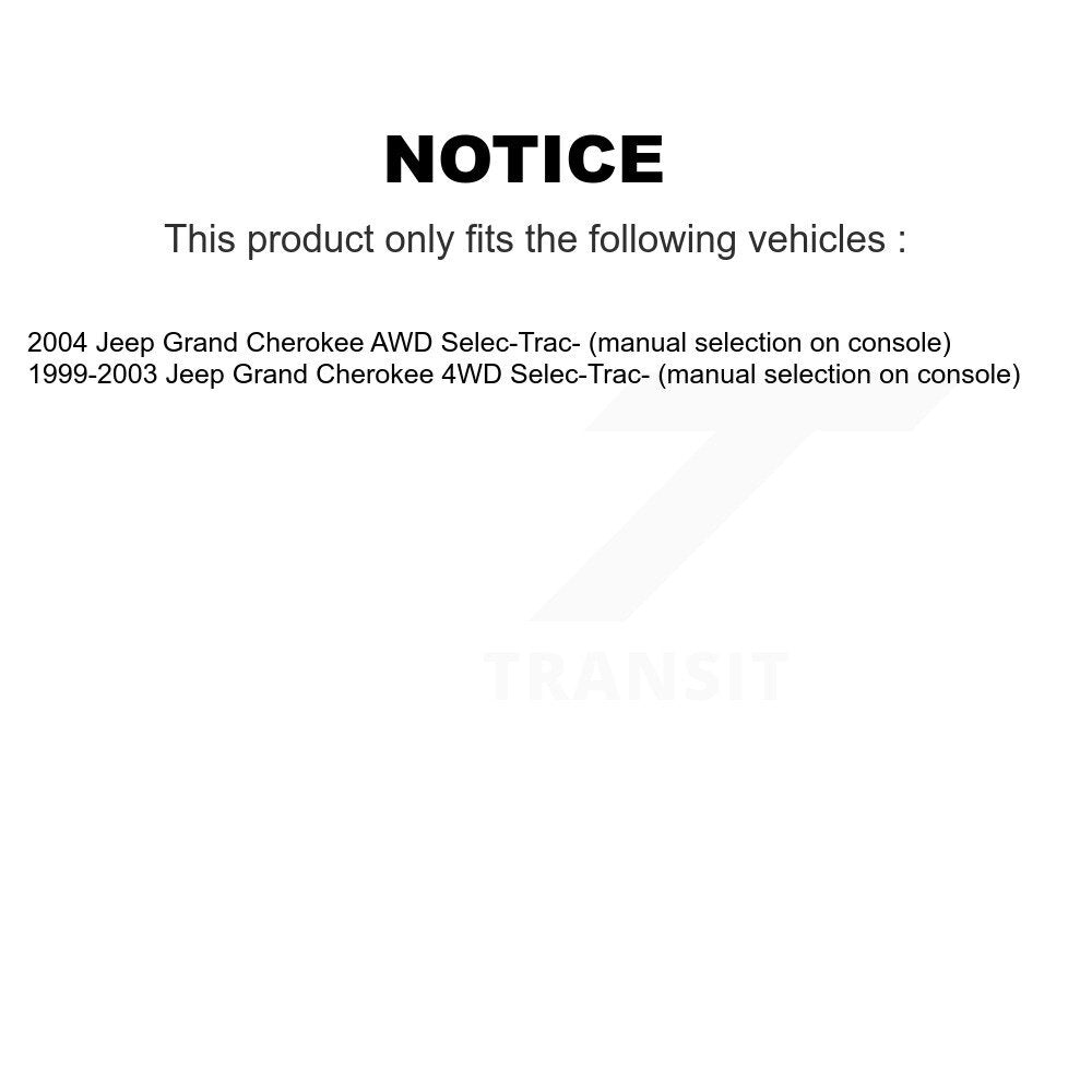 Front Right CV Axle Shaft For Jeep Grand Cherokee NCV-CH82011