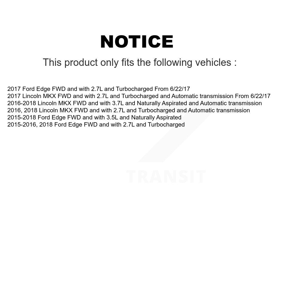 Front Right CV Axle Shaft NCV-FD11011 For Ford Edge Lincoln MKX