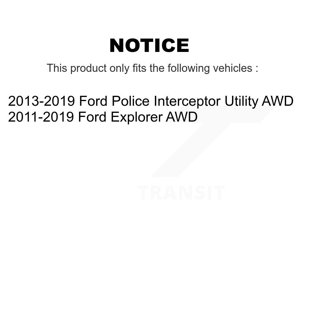 Rear Left CV Axle Shaft NCV-FD11068 For Ford Explorer Police Interceptor Utility AWD