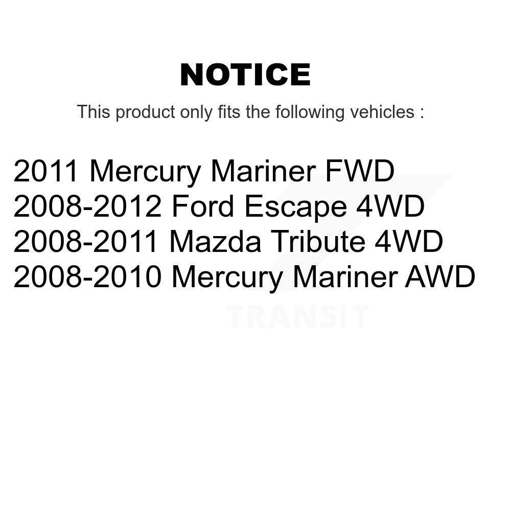 Rear Right CV Axle Shaft For Ford Escape Mazda Tribute Mercury Mariner