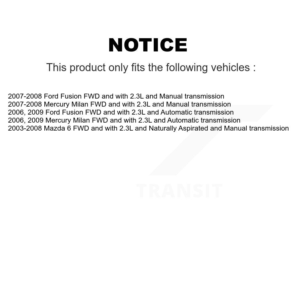 Front Left CV Axle Shaft NCV-FD47569 For Ford Fusion Mazda 6 Mercury Milan