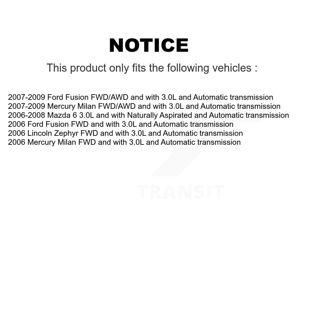 Front Left CV Axle Shaft NCV-FD47578 For Ford Fusion Mazda 6 Lincoln Zephyr Mercury Milan