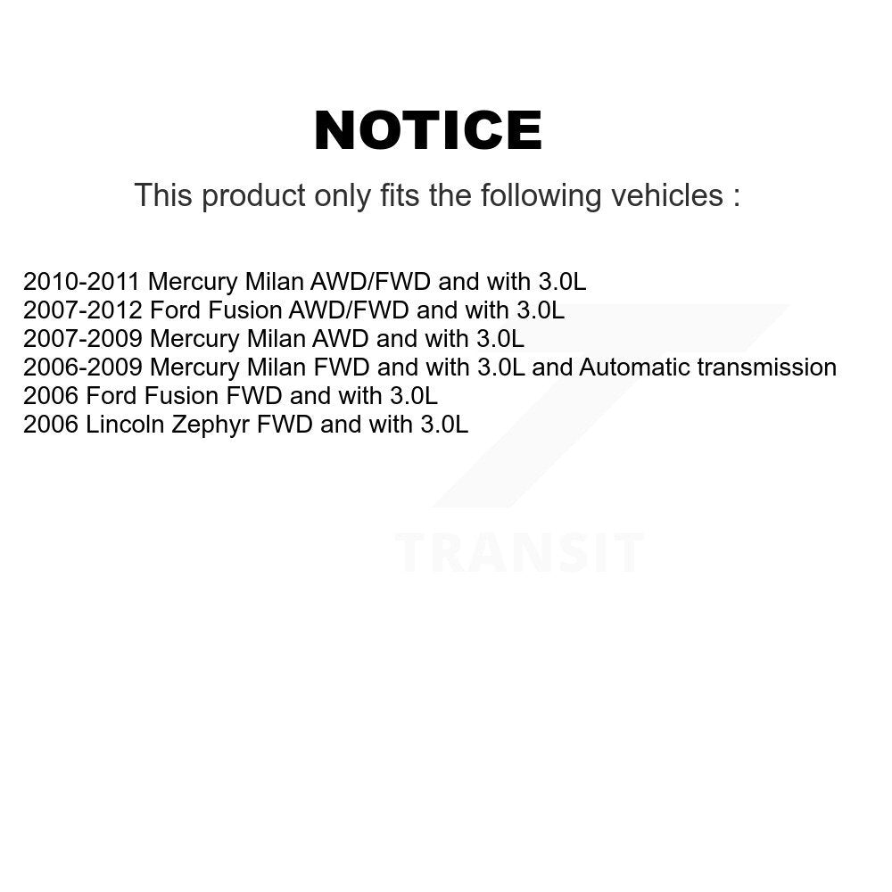 Front Right CV Axle Shaft NCV-FD47579 For Ford Fusion Lincoln Zephyr Mercury Milan