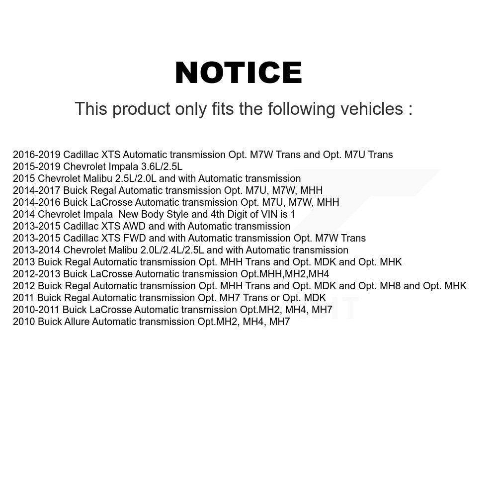 Front Right CV Axle Shaft For Chevrolet Buick Malibu Impala LaCrosse Regal XTS