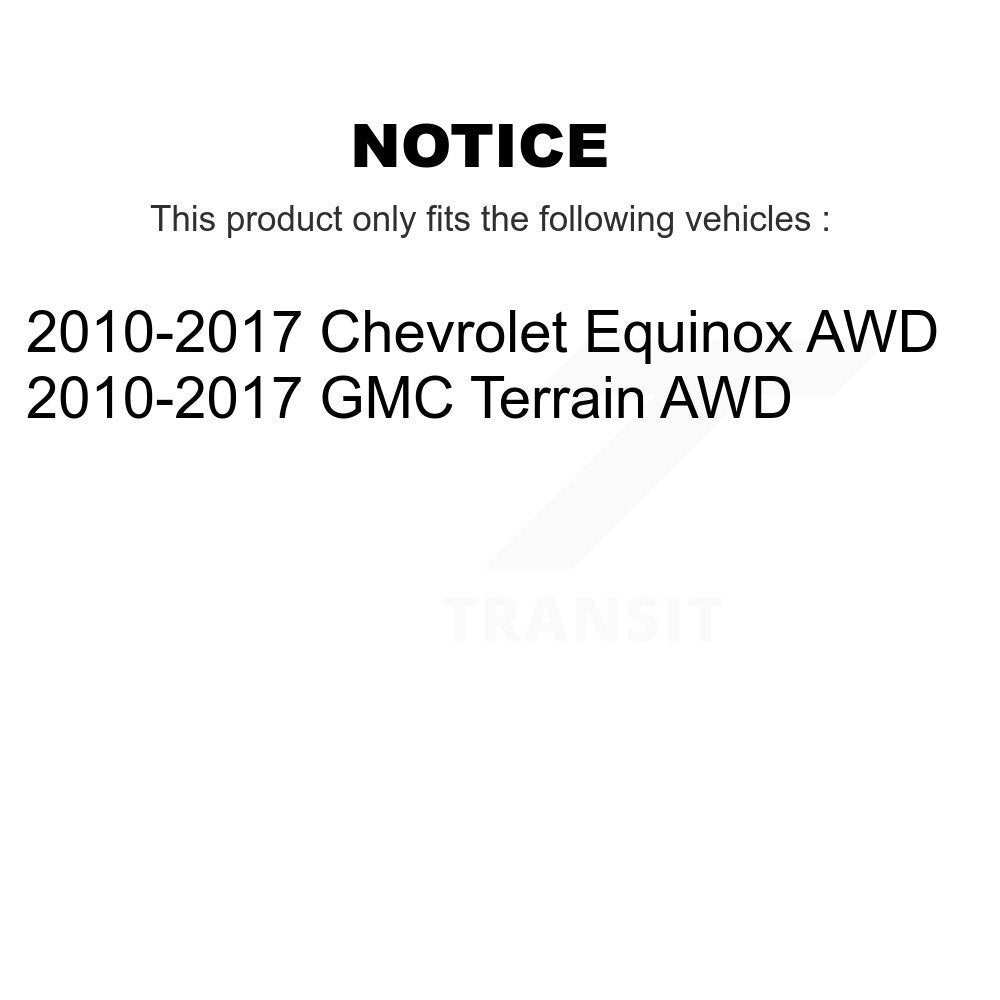 Rear Left CV Axle Shaft For 2010-2017 Chevrolet Equinox GMC Terrain AWD