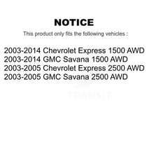 Load image into Gallery viewer, Front CV Axle Shaft NCV-GM10211 For Chevrolet Express 1500 GMC Savana 2500 AWD